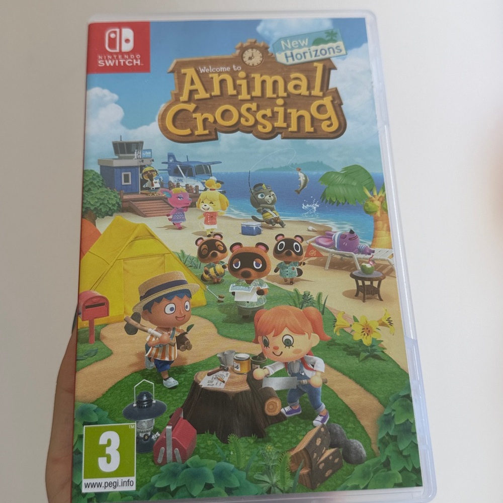 Nintendo Switch Animal Crossing: New Horizons — Blue Cover Art